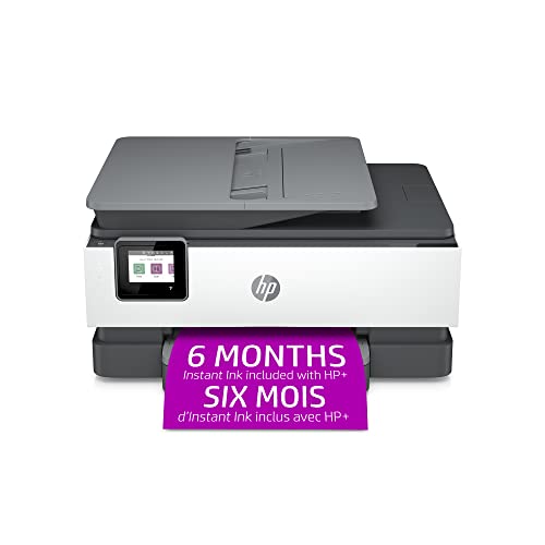 HP 오피스젯 프로 8025e 무선 컬러 올인원 프린터 보너스 6개월 무료 인스턴트 잉크 +(1K7K3A) 포함