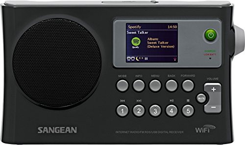 Sangean WFR-28 인터넷 라디오 / FM-RBDS / USB / 네트워크 뮤직 플레이어 컬러 디스플레이가 있는 디지털 수신기