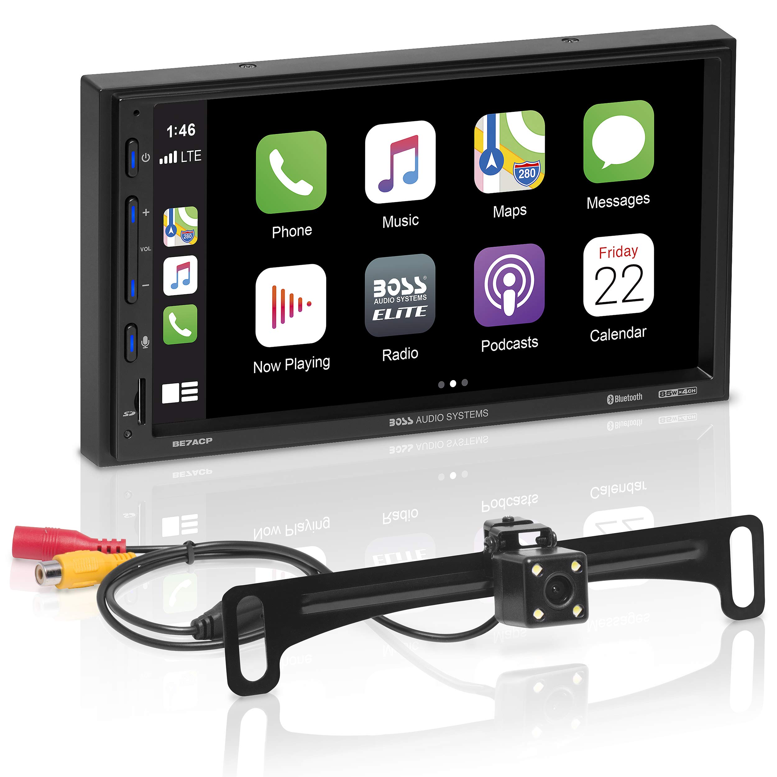 BOSS Audio Systems Apple CarPlay Android Auto가 탑재된 시스템 Elite 차량용 멀티미디어 플레이어
