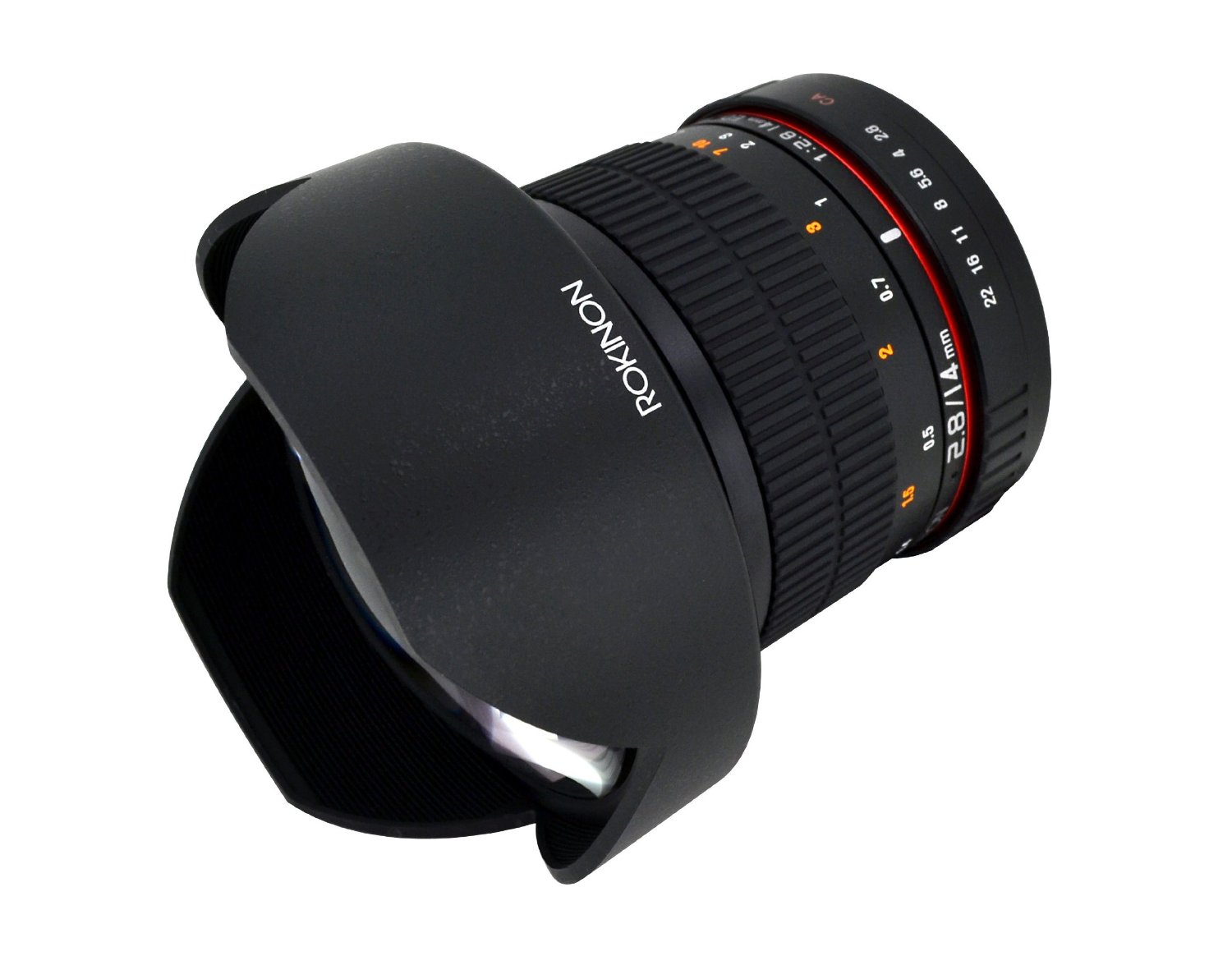 Rokinon Canon 용 FE14M-C 14mm F2.8 초광각 렌즈 (검정)-고정