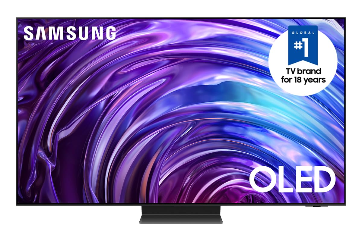 Samsung 77-Inch Class OLED 4K S95D Series HDR Pro Smart TV w/Dolby Atmos, Object Tracking Sound+, Motion Xcelerator, Real Depth Enhancer, 4K AI Upscaling, Alexa Built-in (QN77S95D, 2024 Model)