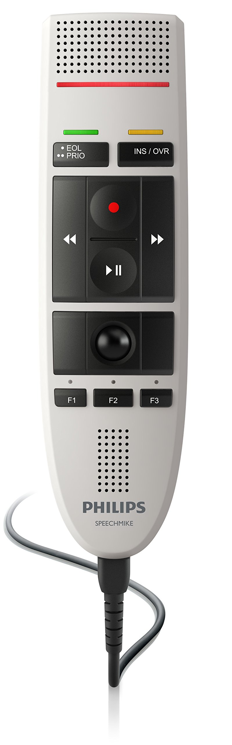 Philips LFH3200 SpeechMike III Pro(푸시 버튼 작동) USB 전문가용 PC 받아쓰기 마이크