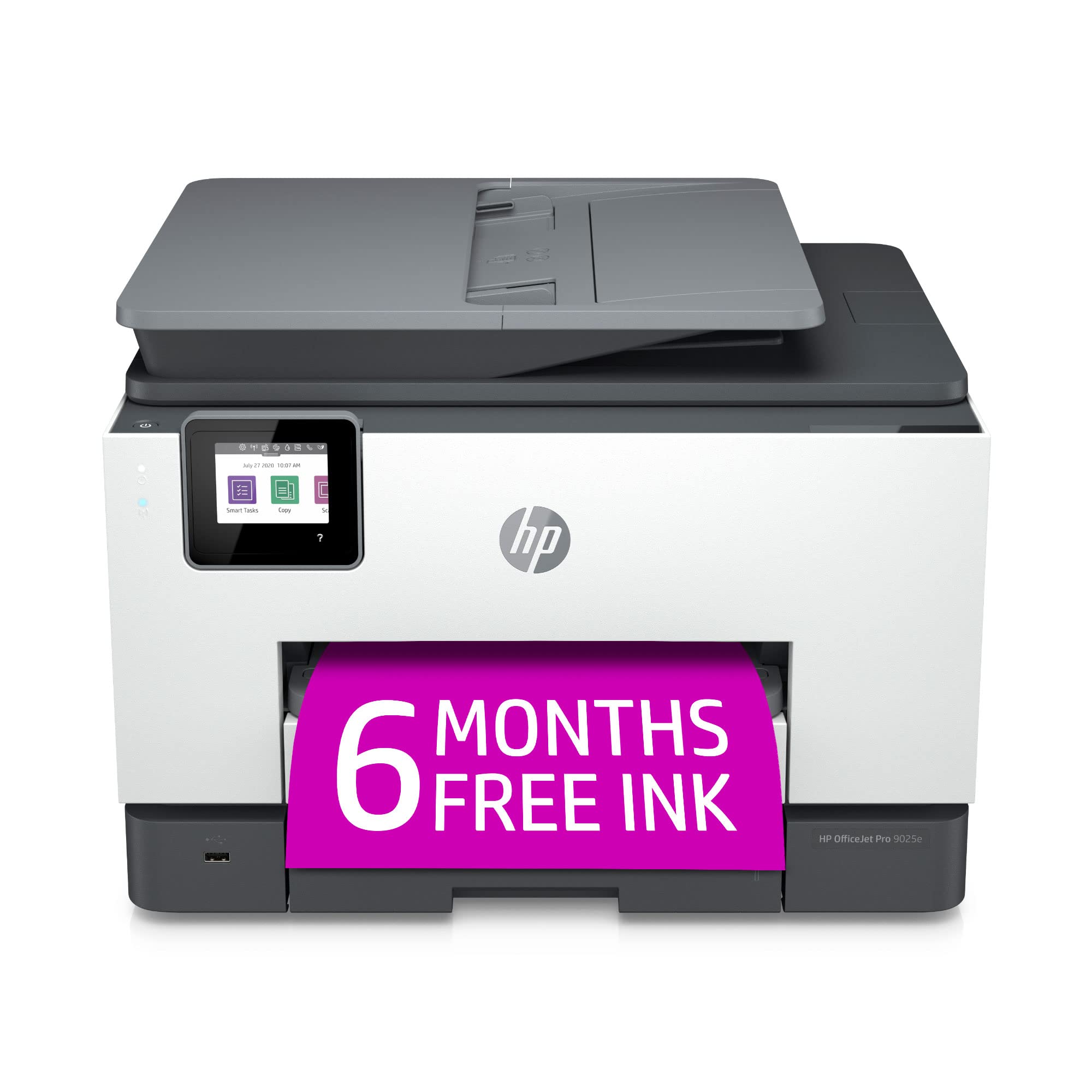 HP OfficeJet Pro 9025e 무선 컬러 올인원 프린터 + 보너스 6개월 인스턴트 잉크 ...