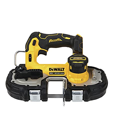 DEWALT DCS377B 20V MAX ATOMIC 브러시리스 리튬 이온 1-3/4인치 무선 소형 띠톱(공구만)