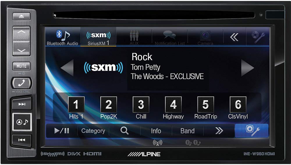 Alpine Sirius XM SXV300 튜너가 포함 된 INE-W960HDMI 오디오 / 비디오 / Nav 시스템