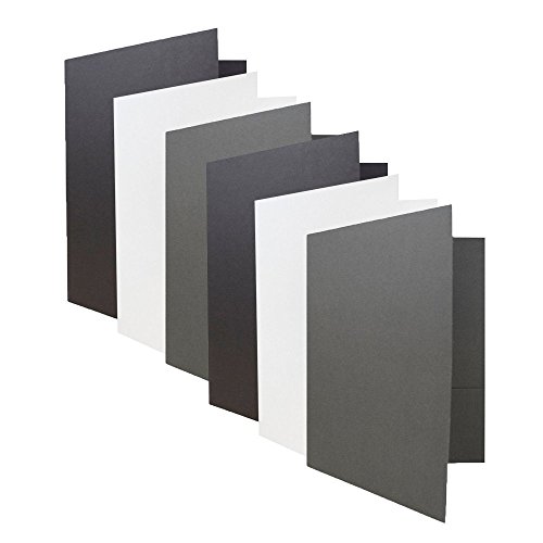 JAM Paper 두 개의 포켓 폴더 - 리넨 폴더 - 다양한 팩 크기...