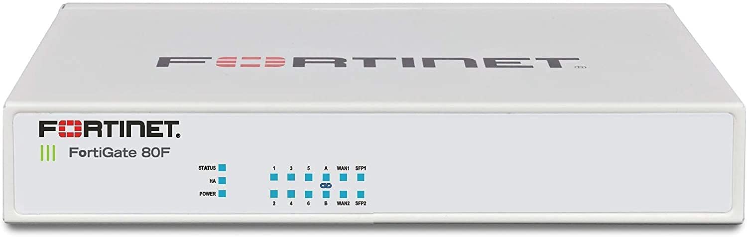Fortinet, Inc 포티넷 FortiGate 80F | 10Gbps 방화벽 처리량 | 900Mbps 위협 보호