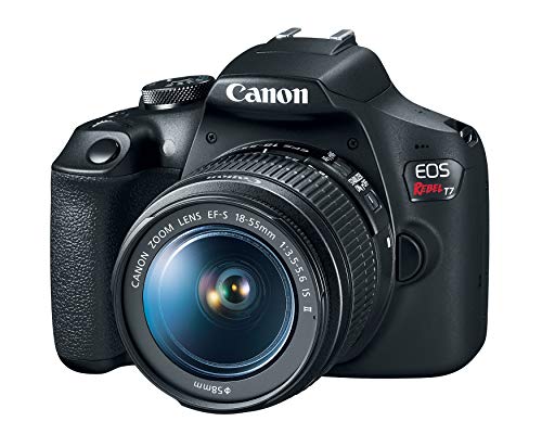 Canon EOS Rebel T7 DSLR 카메라(18-55mm 렌즈 포함) | 내장 Wi-Fi | 24.1MP CMOS 센서 | DIGIC 4+ 이미지 프로세서 및 Full HD 비디오