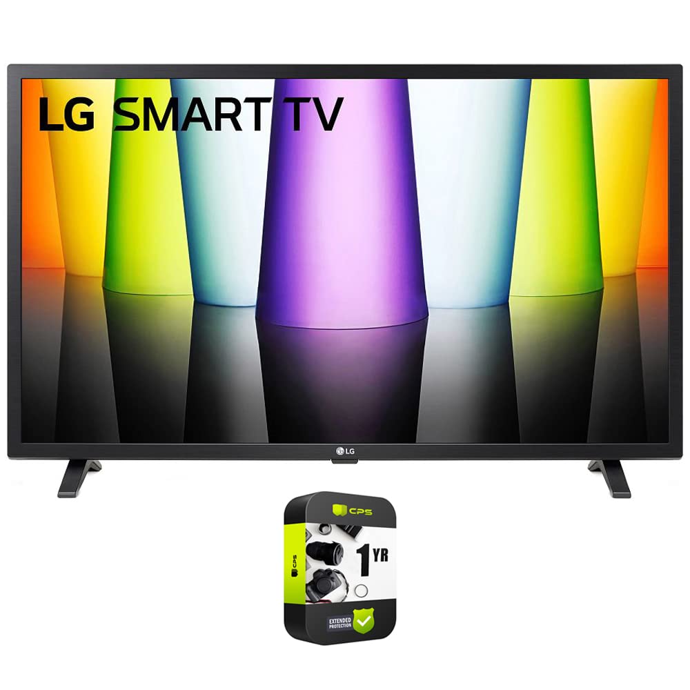 LG 32LQ630BPUA 32인치 HDR 스마트 LCD HD TV 2022 번들(1년 CPS 강화 보호 팩 포함)
