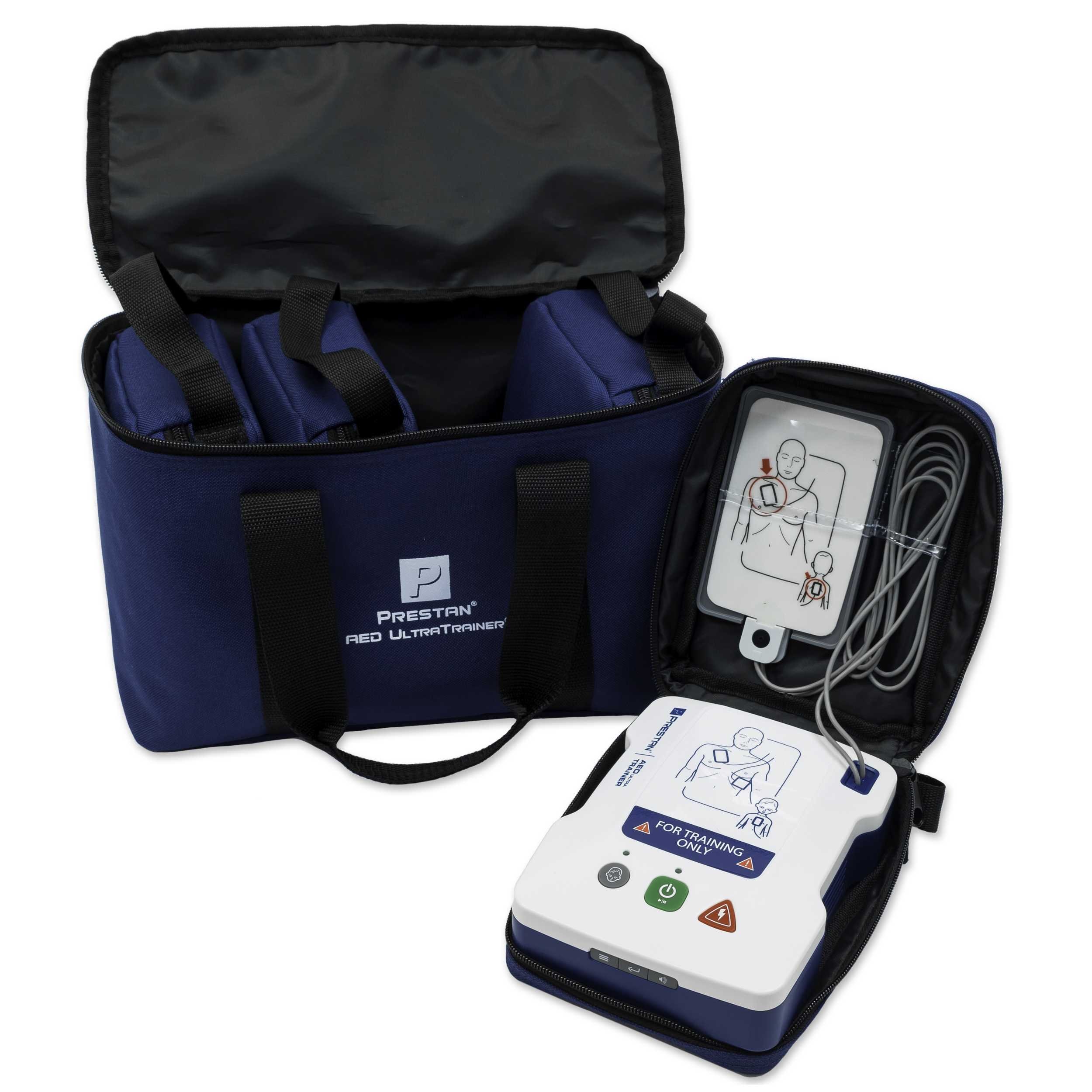Prestan AED UltraTrainer - 영어/스페인어 - 4팩