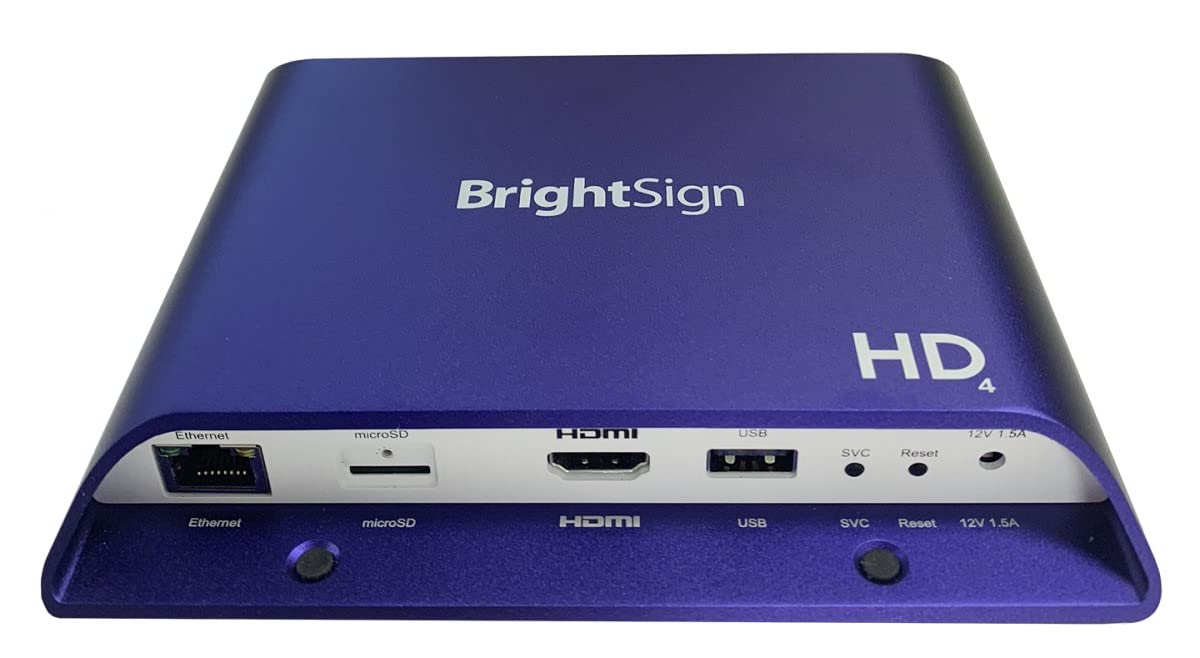 BrightSign HD1024 | Full HD 확장 I/O HTML5 플레이어...