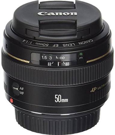 Canon SLR 카메라 용 EF 50mm f / 1.4 USM 표준 및 중형 망원 렌즈-고정 (인증 리퍼브 상품)