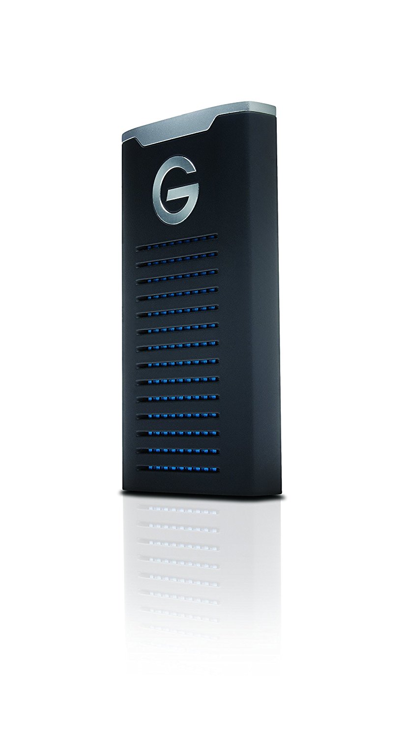 G-Technology 1TB G-Drive 모바일 SSD R- 시리즈-USB-C 연결 (USB 3.1 Gen 2)-0G06053