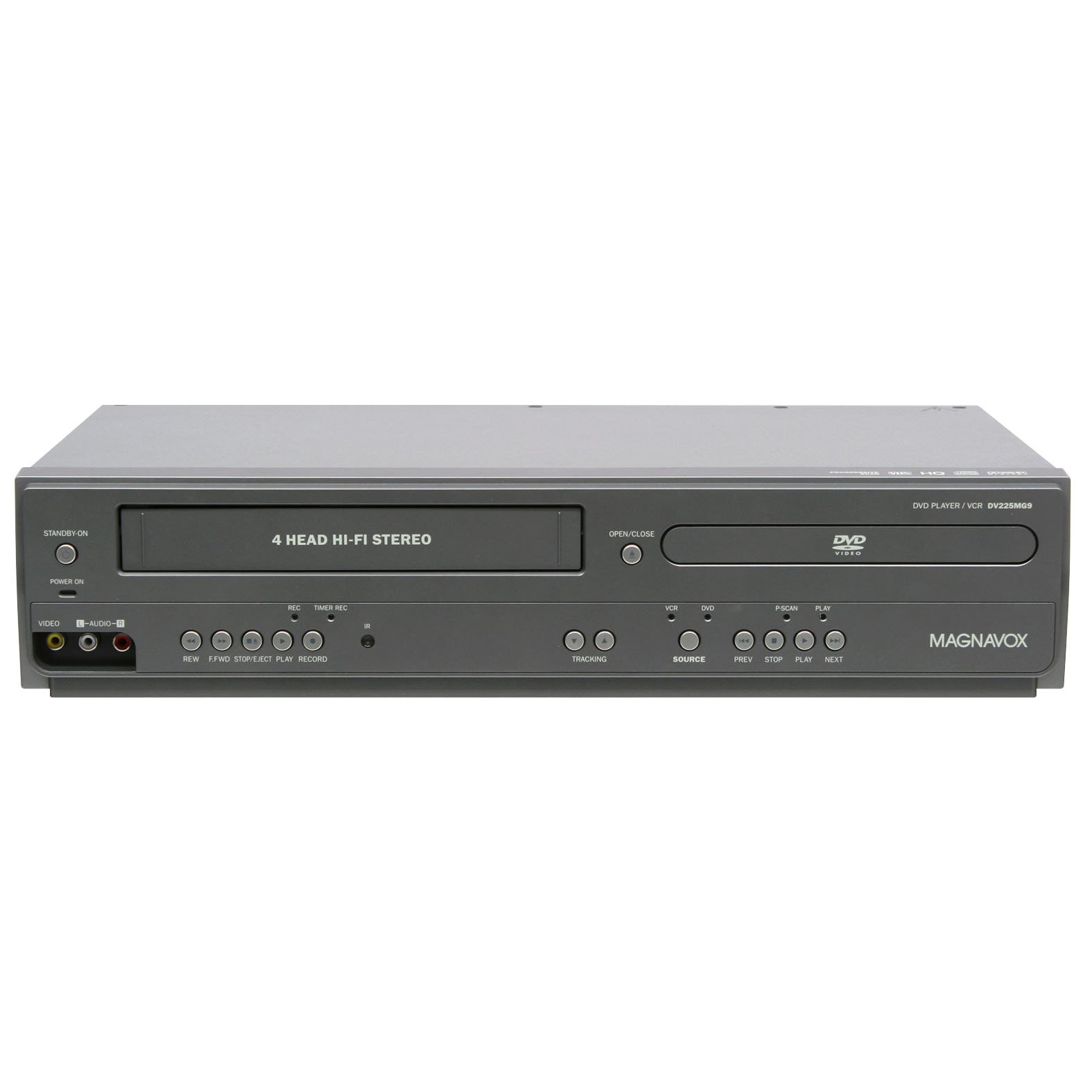 Magnavox DV225MG9 DVD 플레이어 및 4헤드 Hi-Fi 스테레오 VCR(라인 입력 녹...