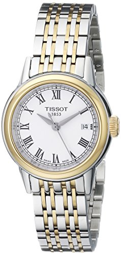 Tissot 여성용 T0852102201300 Carson 아날로그 디스플레이 스위스 쿼츠 투톤 시계