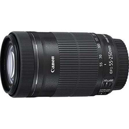 Canon EF-S 55-250mm f / 4-5.6 IS STM 망원 줌 렌즈 국제 버전 (보증 없음)
