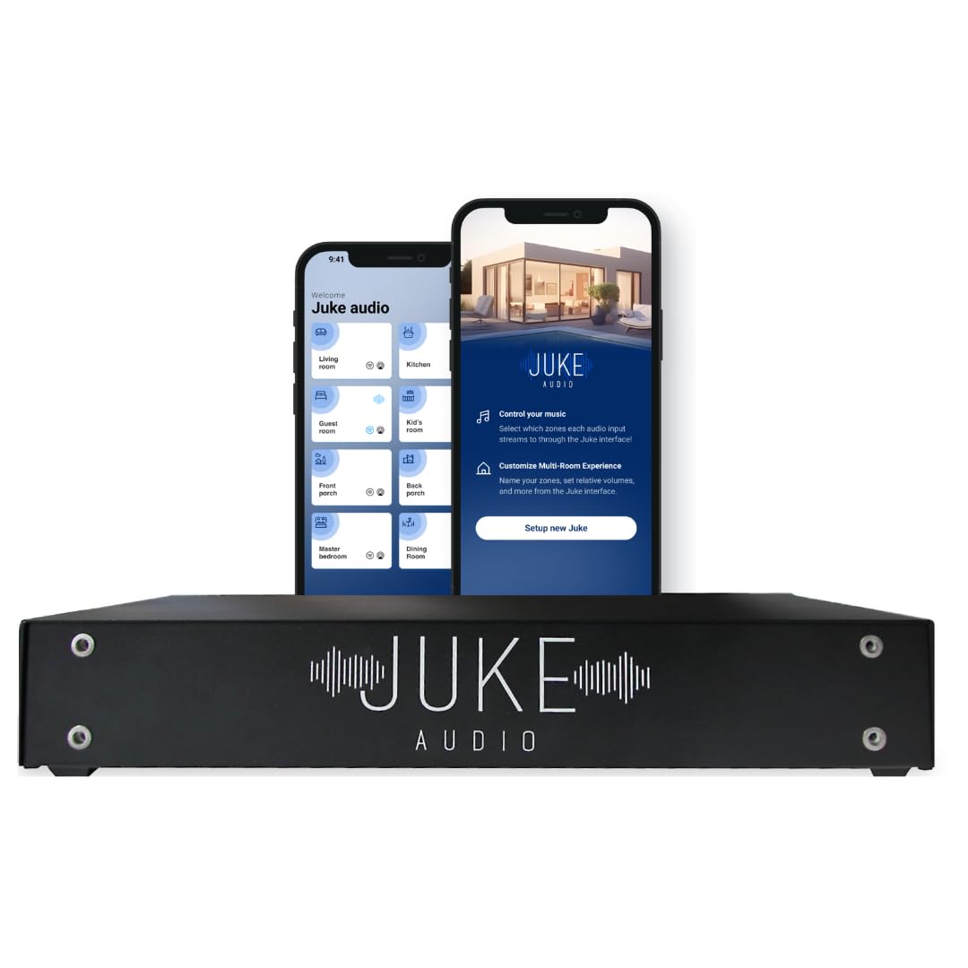 JUKE AUDIO Juke-8: 8 Zone Multi-Room Amplifier | Stream...