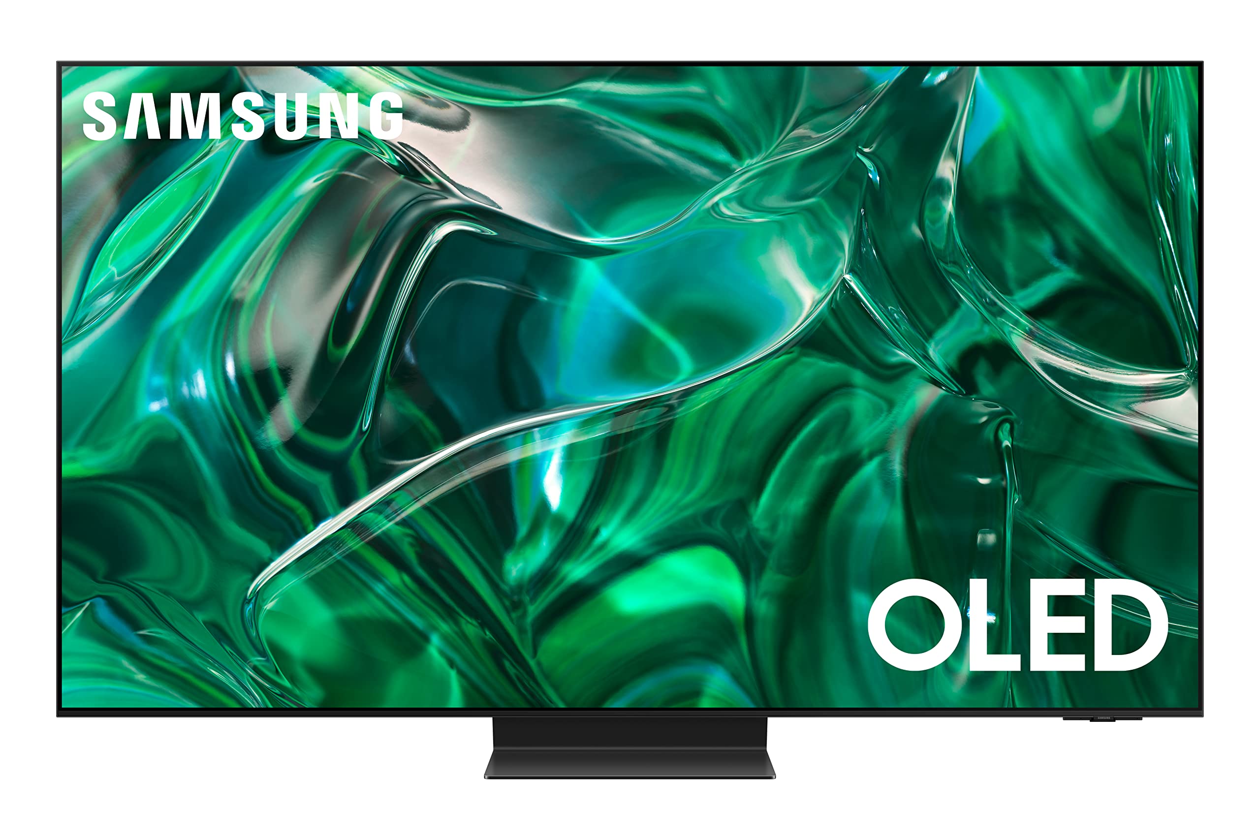 Samsung 65-Inch Class OLED 4K S95C Series Quantum HDR Smart TV w/Dolby Atmos, Object Tracking Sound+, Q Symphony, Motion Xcelerator Turbo Pro, Gaming Hub, Alexa Built-in (QN65S95C), Titan Black