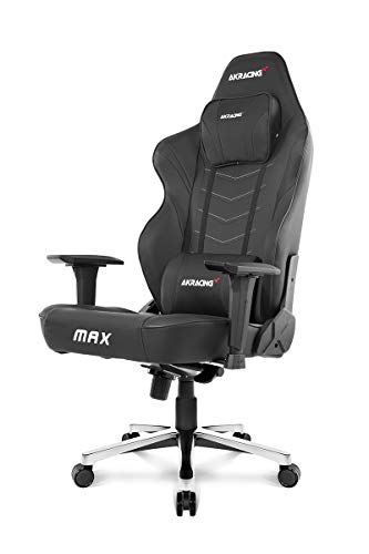 AKRacing 넓고 평평한 좌석이 있는 Masters Series Max 게임용 의자...