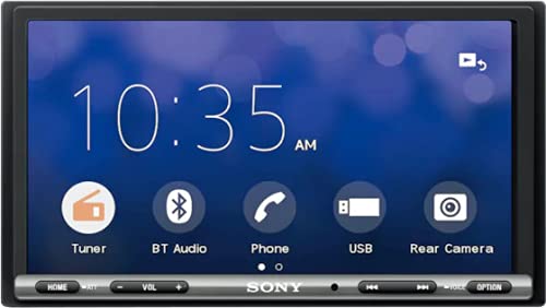 Sony 6.95인치 - 애플 카 플레이/안드로이드 자동 디지털 미디어 수신기 블루투스 및 백업 카메라 입력 포함