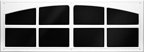 Coach House Accents 시그니처 DCor 시뮬레이션 차고 문 창(키트당 2개의 창) - 흰색 - 모델 AP143199