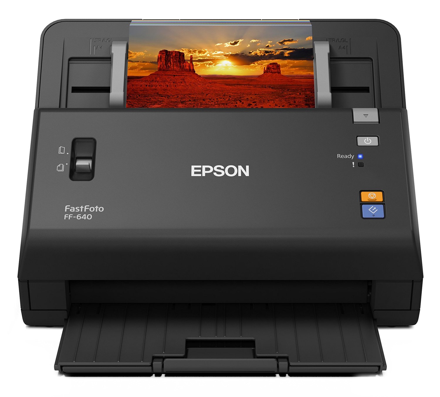 Epson FastFoto FF-640 자동 사진 공급 장치가있는 고속 사진 스캐닝 시스템