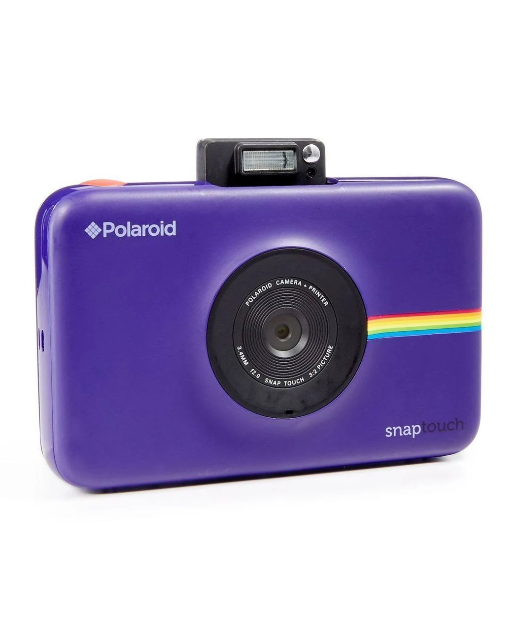 Polaroid Zink Zero 잉크 인쇄 기술이 적용된 LCD 디스플레이 (보라색)가있는 스냅 터치 인스턴트 인쇄 디지털 카메라