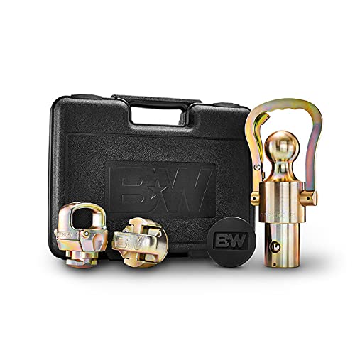B&W Trailer Hitches 포드/GM/닛산 트럭용 OEM 구즈넥 볼 및 안전 체인 키트 - GNXA2061