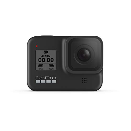 GoPro HERO8 Black - 터치 스크린 4K 울트라 HD 비디오 12MP 사진 1080p 라이브 스트리밍 안정화 기능이 있는 방수 액션 카메라