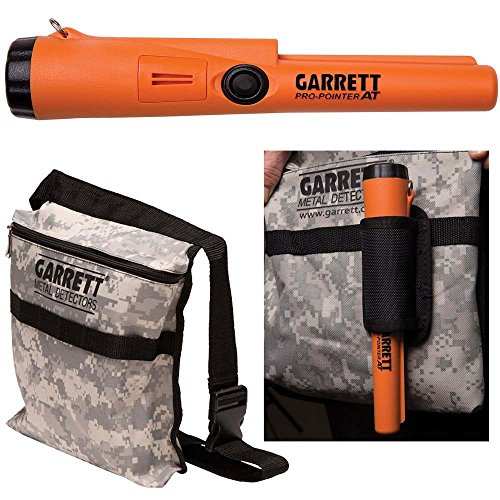 Garrett Pro Pointer ATM 금속 탐지기 Camo 파우치가 있는 방수 ProPointer