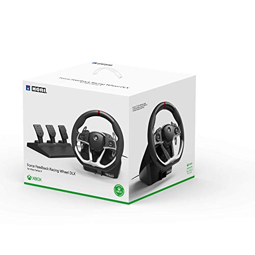 Hori Xbox Series X|S용으로 설계된 포스 피드백 레이싱 휠 DLX - Microsoft 공식 라이선스