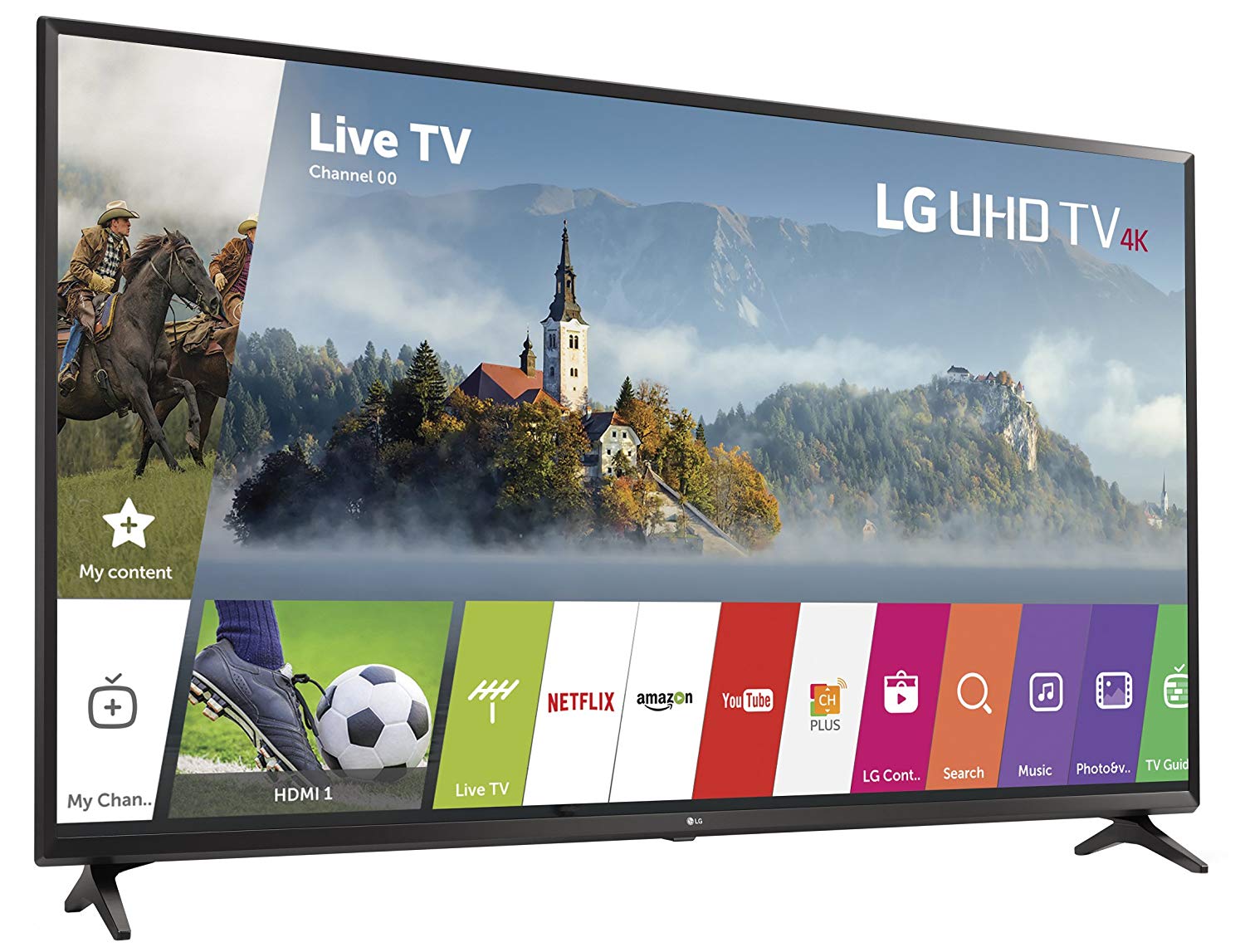 LG Electronics 65UJ6300 65 인치 4K Ultra HD 스마트 LED TV (2017 년 모델)