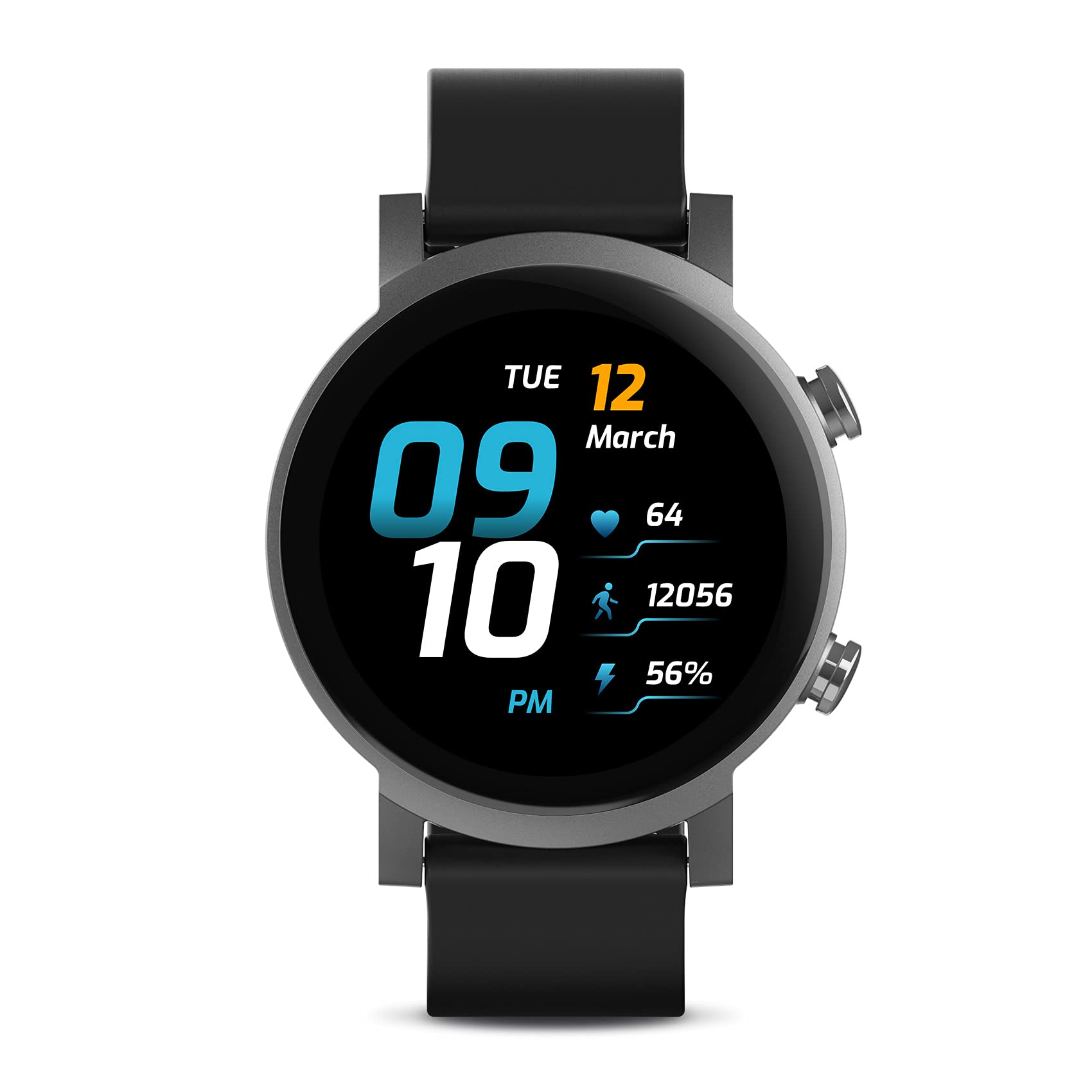 Ticwatch E3 Smart Watch Wear OS by Google for Men Women Qualcomm Snapdragon Wear 4100 플랫폼 건강 모니터 피트니스 트래커 GPS NFC 마이크 스피커 IP68 방수 iOS Android 호환