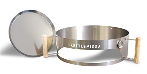 Kettle Pizza KettlePizza Basic 22.5 - 22.5인치 케틀 그릴용 피자 오븐 키트. 미국산