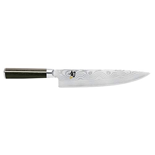  Kai Shun Classic 10? Ebony PakkaWood 손잡이와 VG-MAX Blade Steel이있는 Chef 's Knife; 레버리지 증가를 위해 전통적인 요리사의 칼보다 길다. 개인 또는 상업용 주...