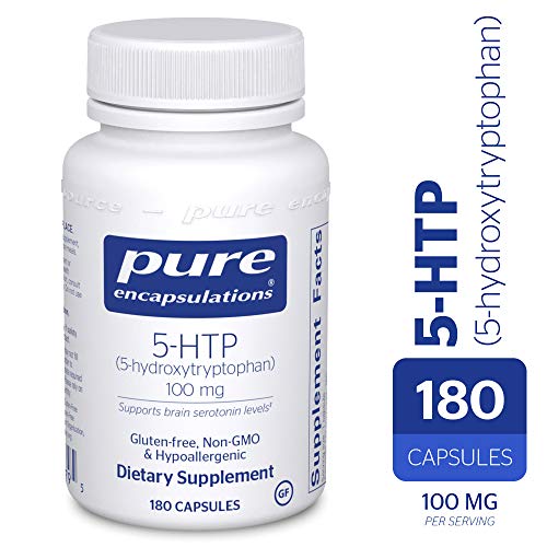Pure Encapsulations -5-HTP (5- 히드 록시 트립토판) 100 mg. -세로토닌 합성 촉진을위한 저자 극성 건강 보조 식품 *-180 캡슐