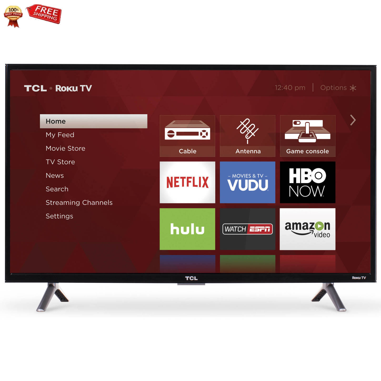 TCL 32S305 32 인치 720p Roku 스마트 LED TV (2017 모델)