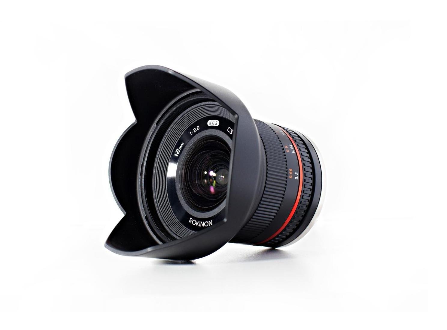 Rokinon 12mm F2.0 NCS CS 초광각 렌즈 Sony E- 마운트 (NEX) (블랙) ...