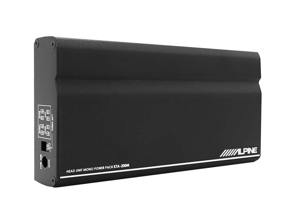 Alpine KTA-200M 모노 400와트 DDP 파워 팩 앰프(PowerStack 포함)