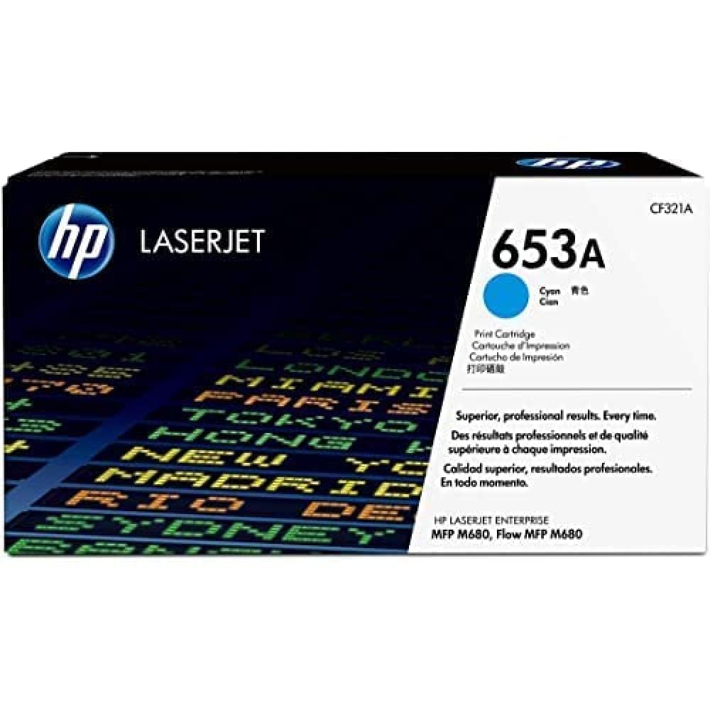 HP 정품 653A 시안 토너 카트리지 | Color LaserJet Enterprise MFP M...