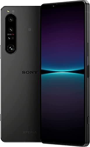 Sony Xperia 1 IV XQ-CT72 5G 듀얼 256GB 12GB RAM 공장 잠금 해제(GSM 전용 | CDMA 없음 - Verizon/Sprint와 호환되지 않음) 블랙