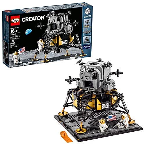 LEGO Creator Expert NASA 아폴로 11호 달 착륙선 10266 16세 이상용 조립...