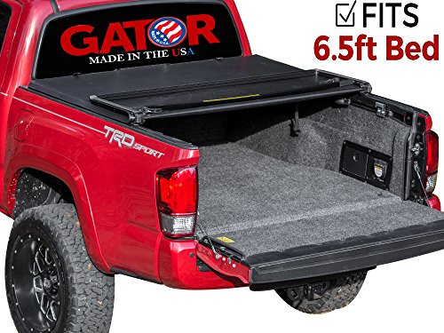 Gator Covers Gator Tri-Fold Tonneau 트럭 침대 커버 2014-2018 Toyota Tundra 6.5 FT 침대 w/ 트랙 시스템
