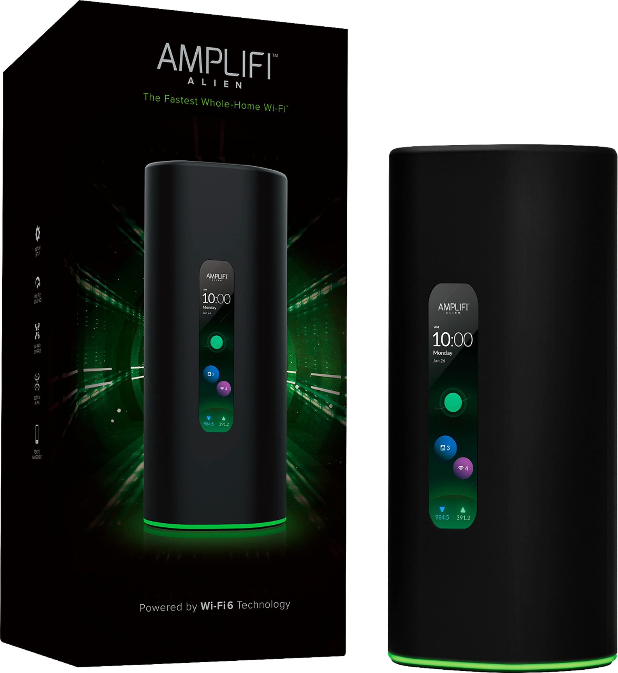 Ubiquiti Networks AmpliFi Alien 트라이 밴드 WiFi 6 확장 가능한 메시...