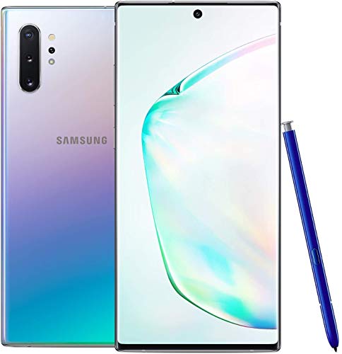 Samsung Electronics 갤럭시 노트 10+ 플러스 5G 지원 Verizon + GSM 공기계 256GB 아우라 글로우(리뉴얼)