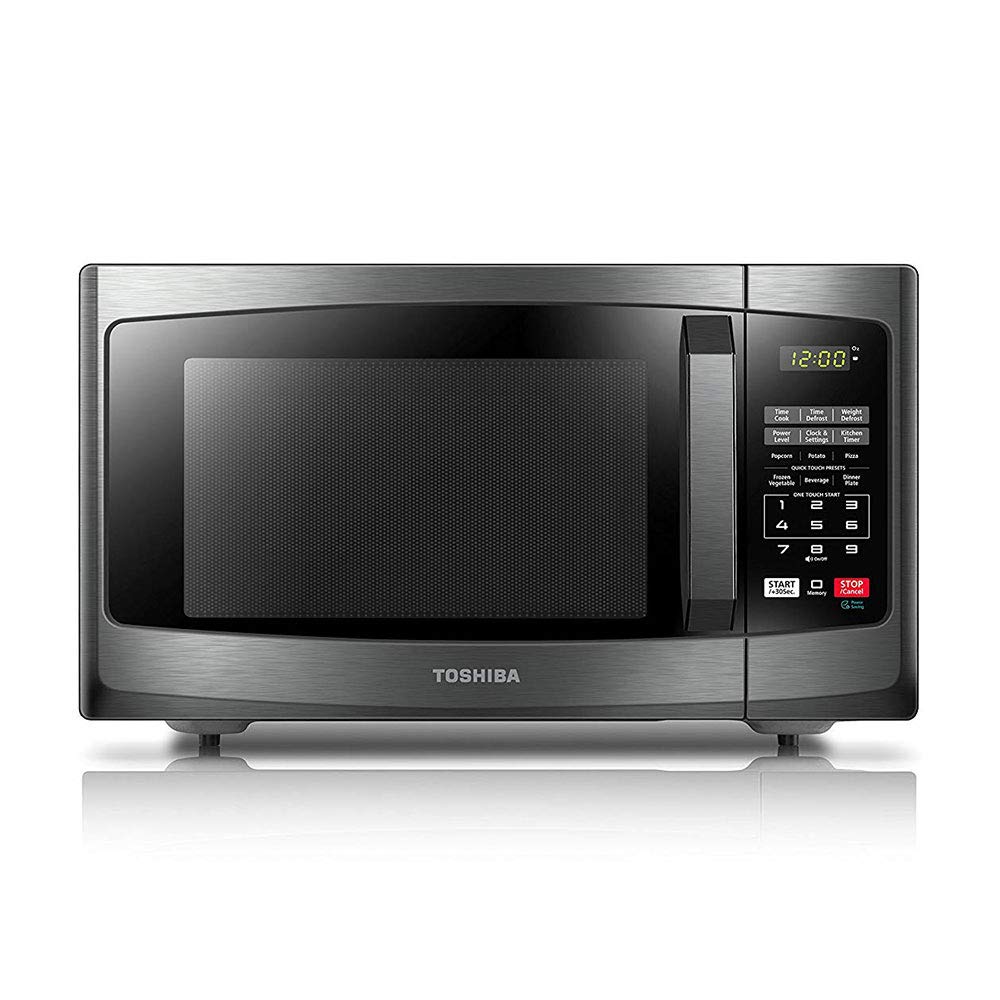 Toshiba EM925A5A-BS Countertop Microwave Oven, 0.9 Cu F...