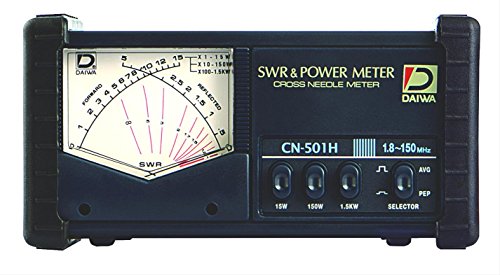 Daiwa CN-501H 1.8-150MHz 십자 바늘 SWR/전력계 SO239 포함