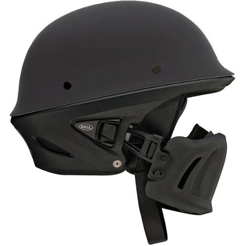 Bell  로그 오픈 페이스 할리 크루저 오토바이 헬멧 - 매트 블랙 / 2X-라지
