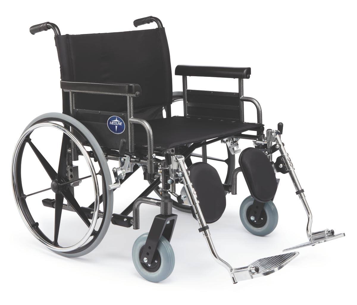 Medline MDS809650-셔틀 엑스트라 와이드 휠체어...