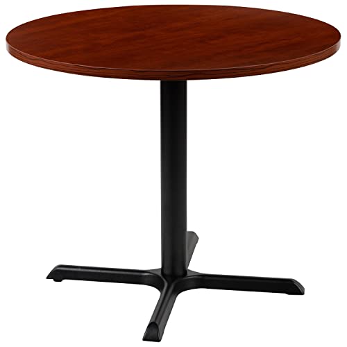 Flash Furniture 36' 원형 다목적 회의용 테이블(체리)...